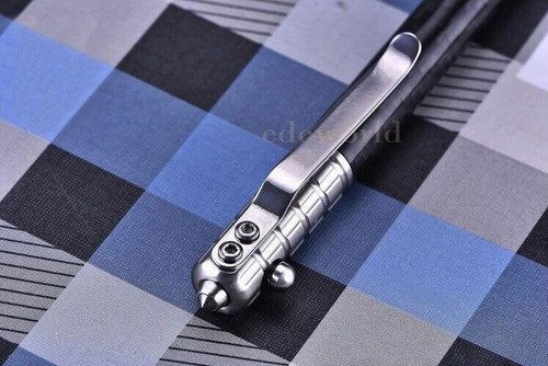 MG Carbon Fiber Pocket Ball Pen Business office Daily Signature Pen Portable EDC - Picture 10 of 13