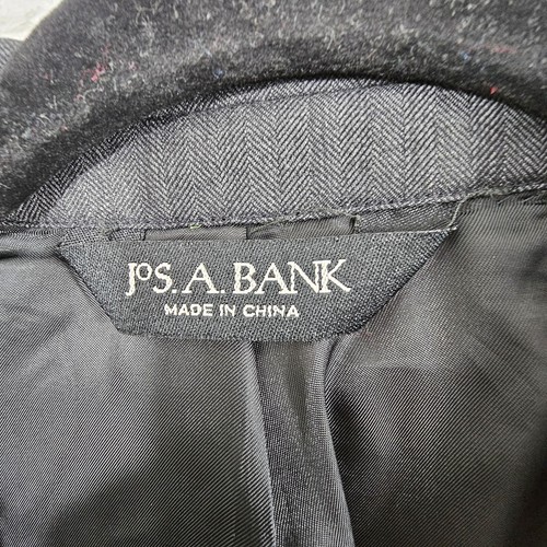 Traje Jos A Bank Hombre Gris 2 Piezas Talla 36R 100% Lana - Imagen 5 de 14