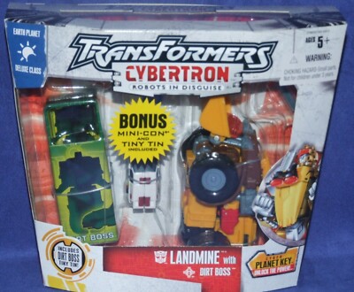 Transformers Cybertron LANDMIND Dirt Boss & Cyber Plant Key New Factory Sealed 