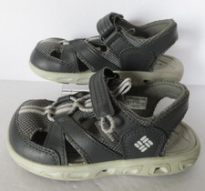 Columbia Sandals Techsun Wave Boys Water-Resistant Fisherman Youth Size 10 Gray
