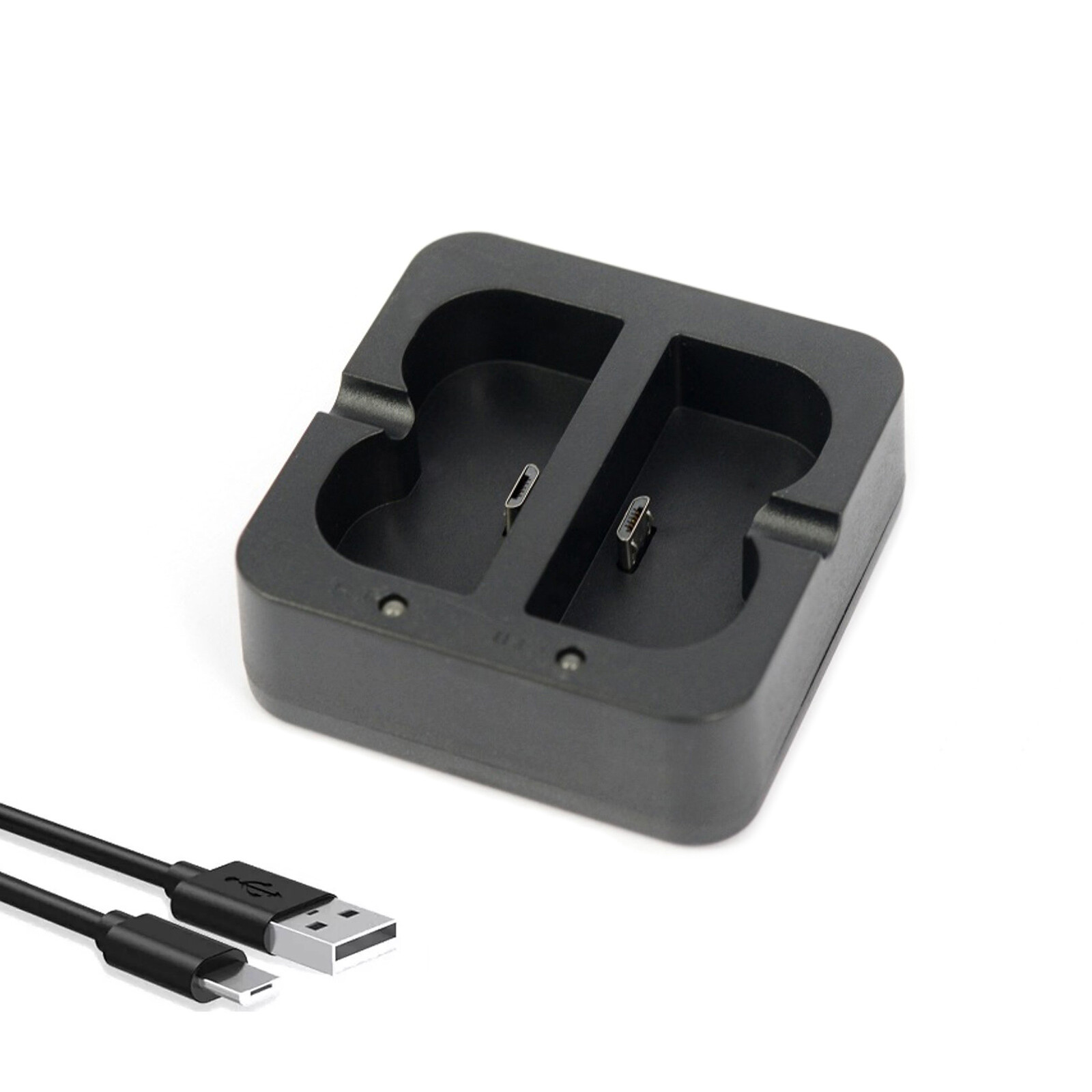 Dual-Port Battery Charger USB Charging Dock For Ring Rechargeable Doorbell V4