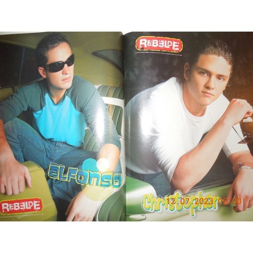 REBELDE rbd PONCHO christian CHRISTOPHER kumbia kings ANAHI hilary duff BOLONKY - Picture 9 of 11
