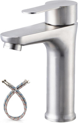 Single Hole Bathroom Faucet, Commercial Stainless Steel Bathroom Vanity