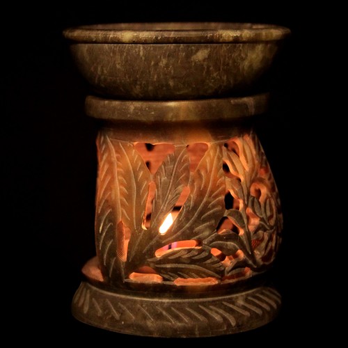 Ölbrenner Specksteinwärmer Wachsdiffusor Kerze Dufthalter Aromatherapie - Bild 28 von 51