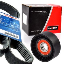 BOSCH 6PK1743 Keilrippenriemen + Rolle für CITROEN C-CROSSER PEUGEOT 4007