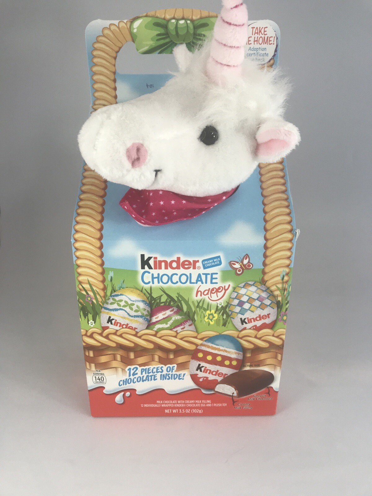 kinder unicorn plush