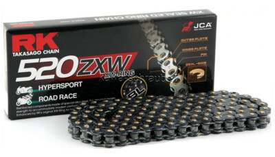 RK chain Antriebskette Motorrad Kette 520ZXW black scale 94 Glieder BS520ZXW