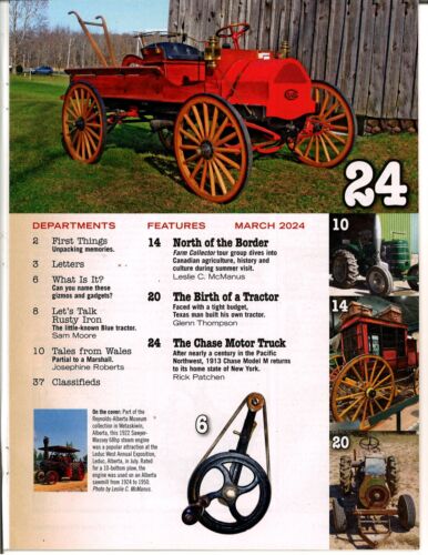 Farm Collector Antique Tractor Magazine Vintage Farm Equipment March 2024 - Foto 2 di 2