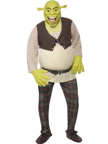 Costume Carnevale Adulto Shrek *12424 Orco Cartoni Animati | eBay