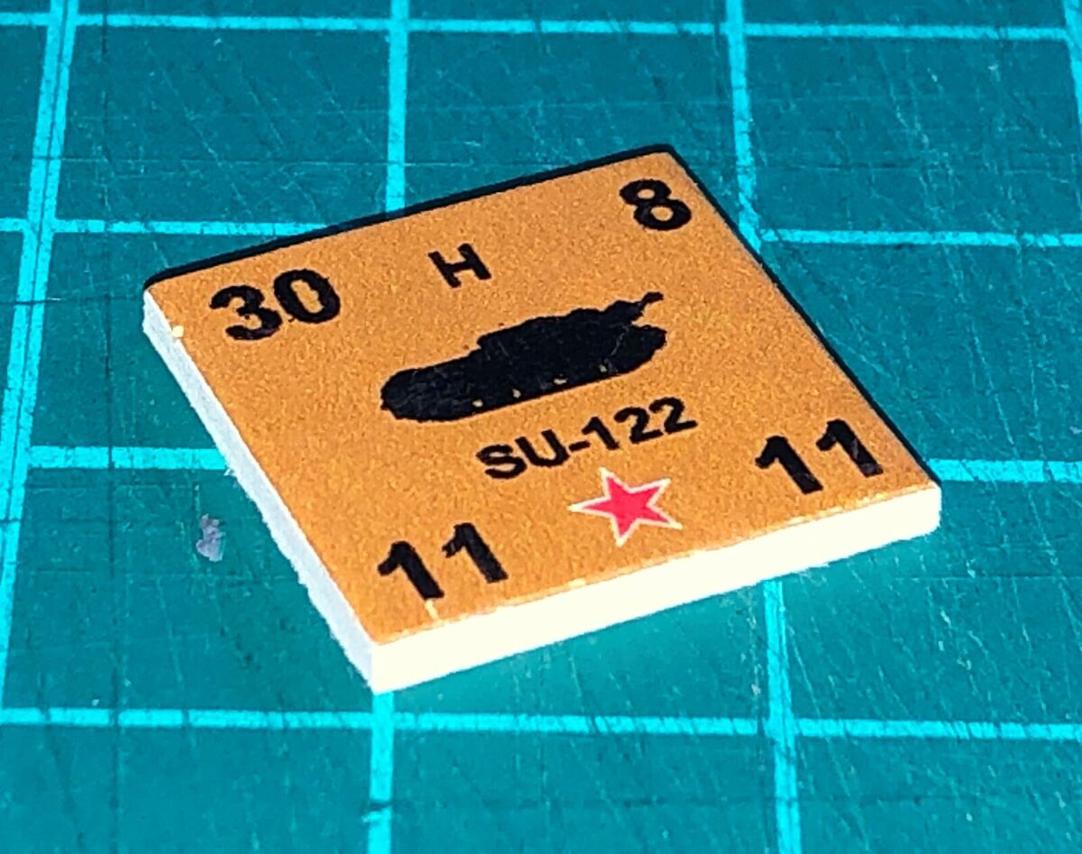 PanzerBlitz Unofficial guide counters set (of 108), for PanzerBlitz Unofficial guide counters set (of 108), for