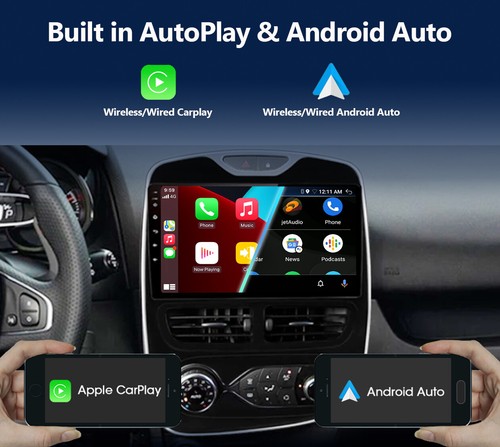 128GB Autoradio Für Renault Clio 4 2012~2016 Apple CarPlay Android 14 DSP GPS AM - Bild 4 von 15