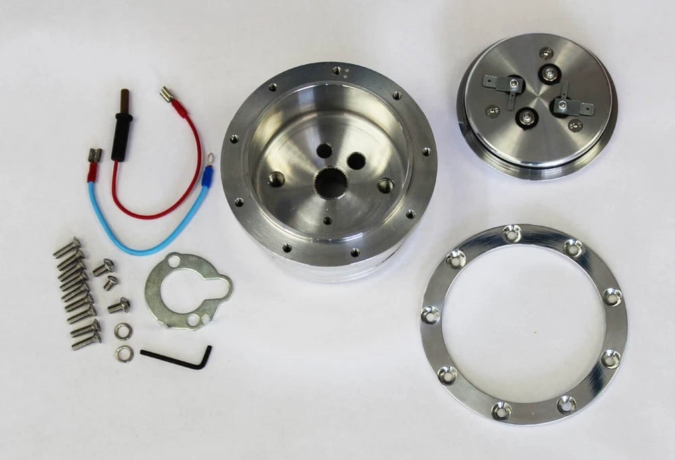 Volante de madeira Bronco F100 F150 F250 GT 9 furos 15" tampa central Ford - Imagem 4 de 4