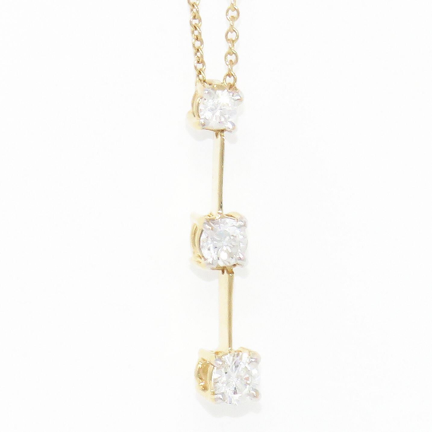 NYJEWEL 14k Yellow Gold  Diamond Journey Pendant … - image 1