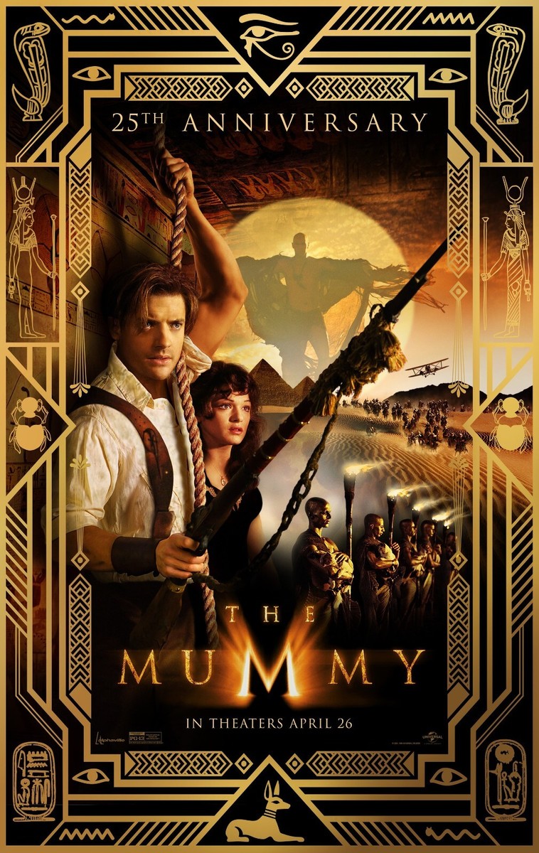 1999 The Mummy 25th Anniversary Movie Poster 11X17 Brendan
