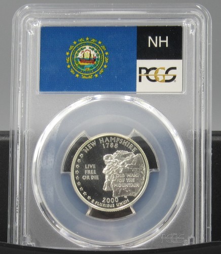 2000 S New Hampshire Silber PCGS PR 70 DCAM