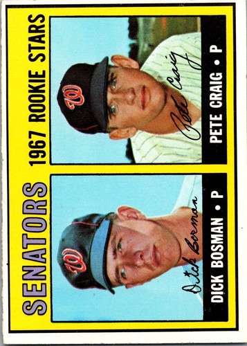 Tarjetas de béisbol Topps 1967 completa tu conjunto que elijas elige cada una #458-609 - Imagen 4 de 97