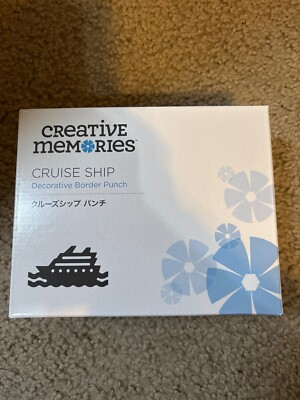Creative Memories ''Cruise Ship'' Decorative Border Punch Scrapbooking New in Box