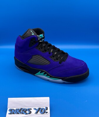 Jordan 5 Retro Alternative Grape (136027-500) Men's Sizes 9.5 and 10.5