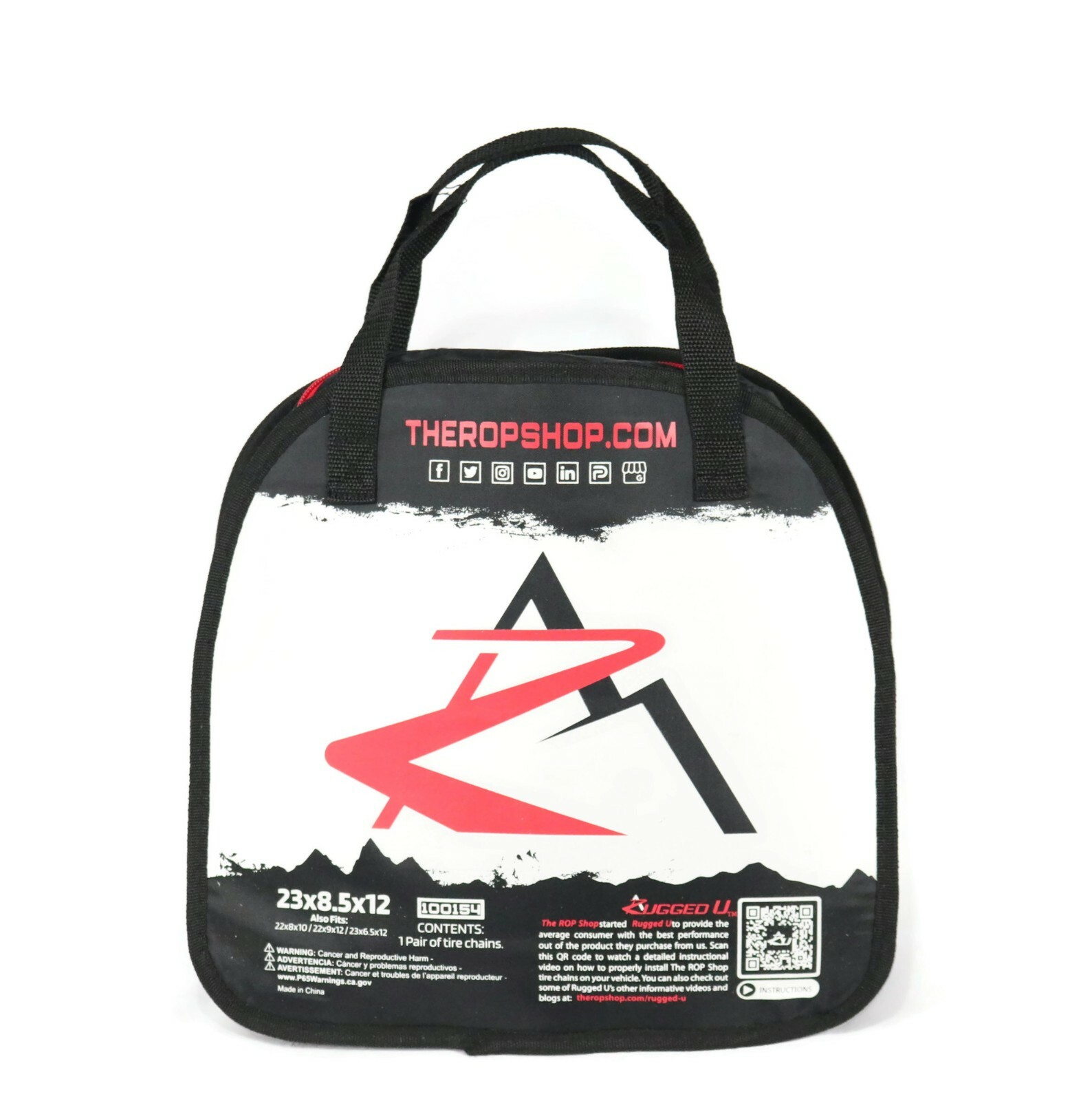 Pair of 2 Link Tire Chains 22x8x10 for TroyBilt & Ariens Snow Blower