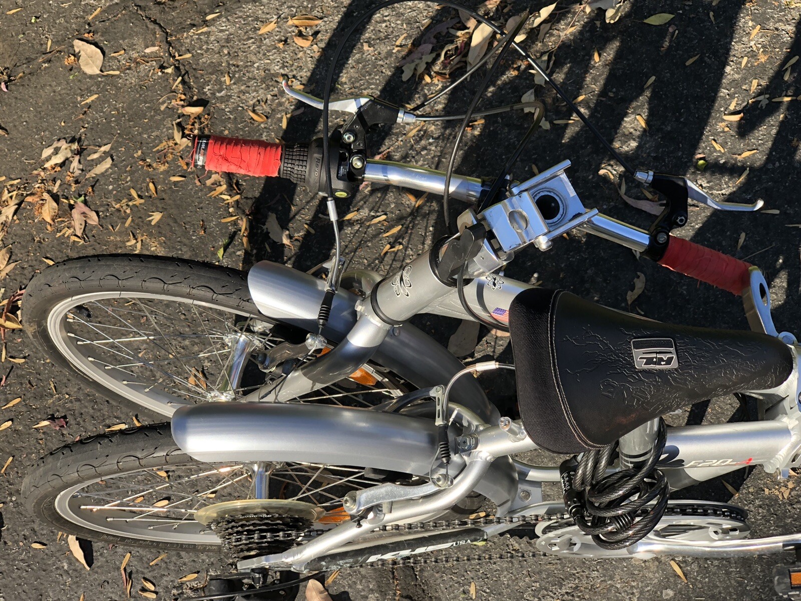 KHS F20A Folding Bike Silver