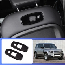For Land Rover Defender 2020-2023 Glossy Black Rear Seat USB Connector Frame 2PC