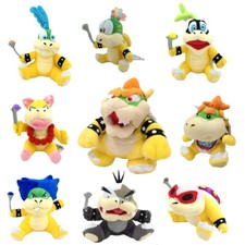 9X Super Mario Plush King Bowser Kids Koopalings Koopa Larry Lemmy Ludwig ETC