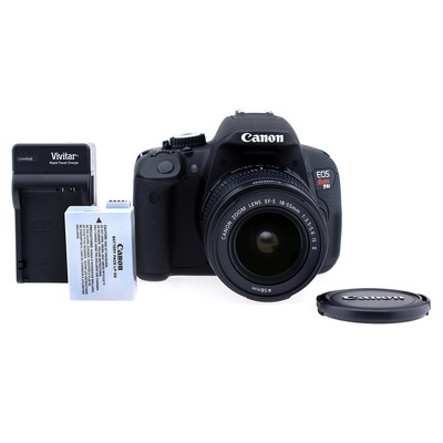 Canon Eos Rebel T4i W Ef S 18 55mm F 3 5 5 6 Is Ii Lens Used Ebay