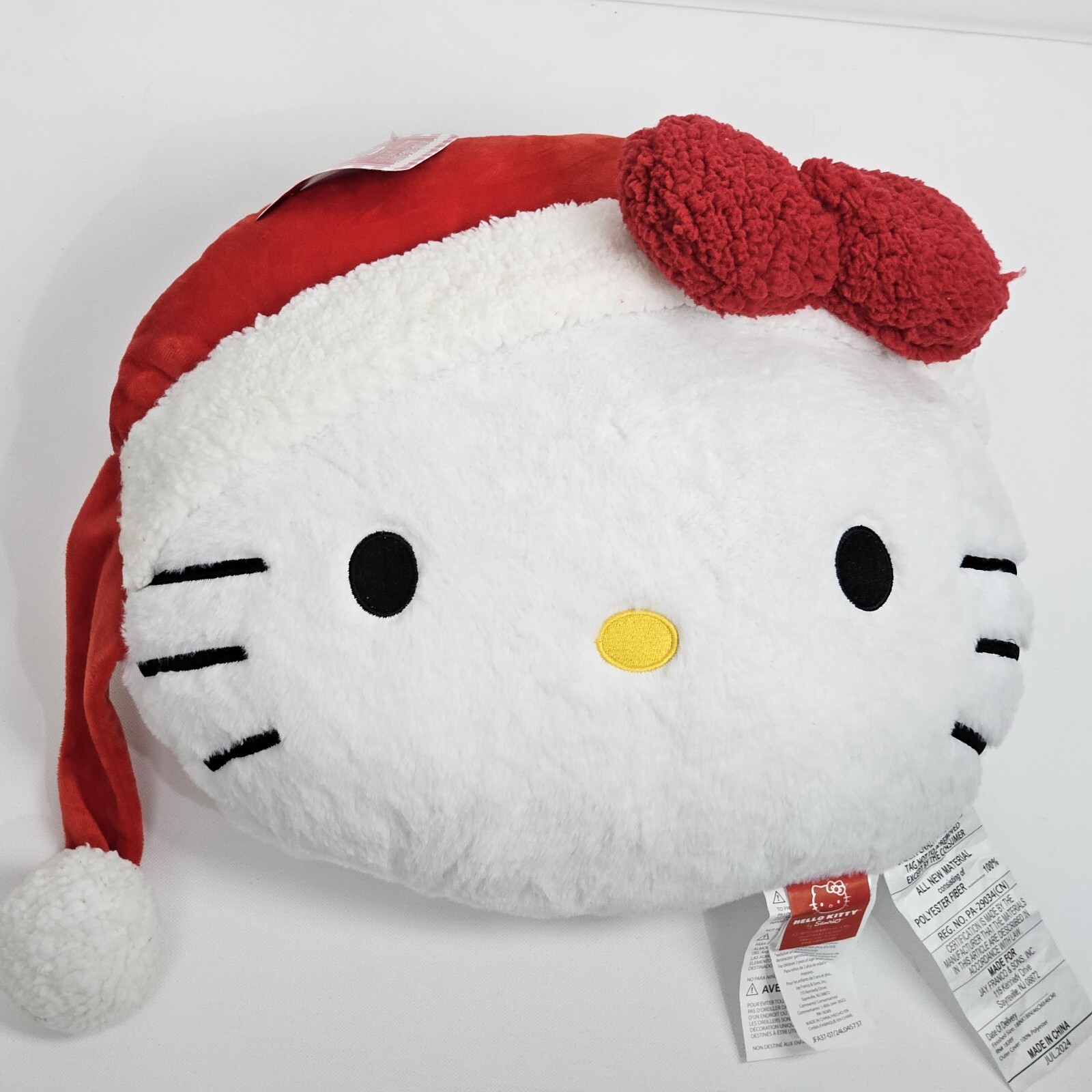 Hello Kitty Christmas Pillow Santa Sanrio 2024 Rare HTF Holiday NWT Super Soft&excl;