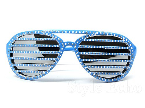Retro Sonnenbrille mit Schlitzen verspiegelt Damen Herren Mode - Bild 4 von 7