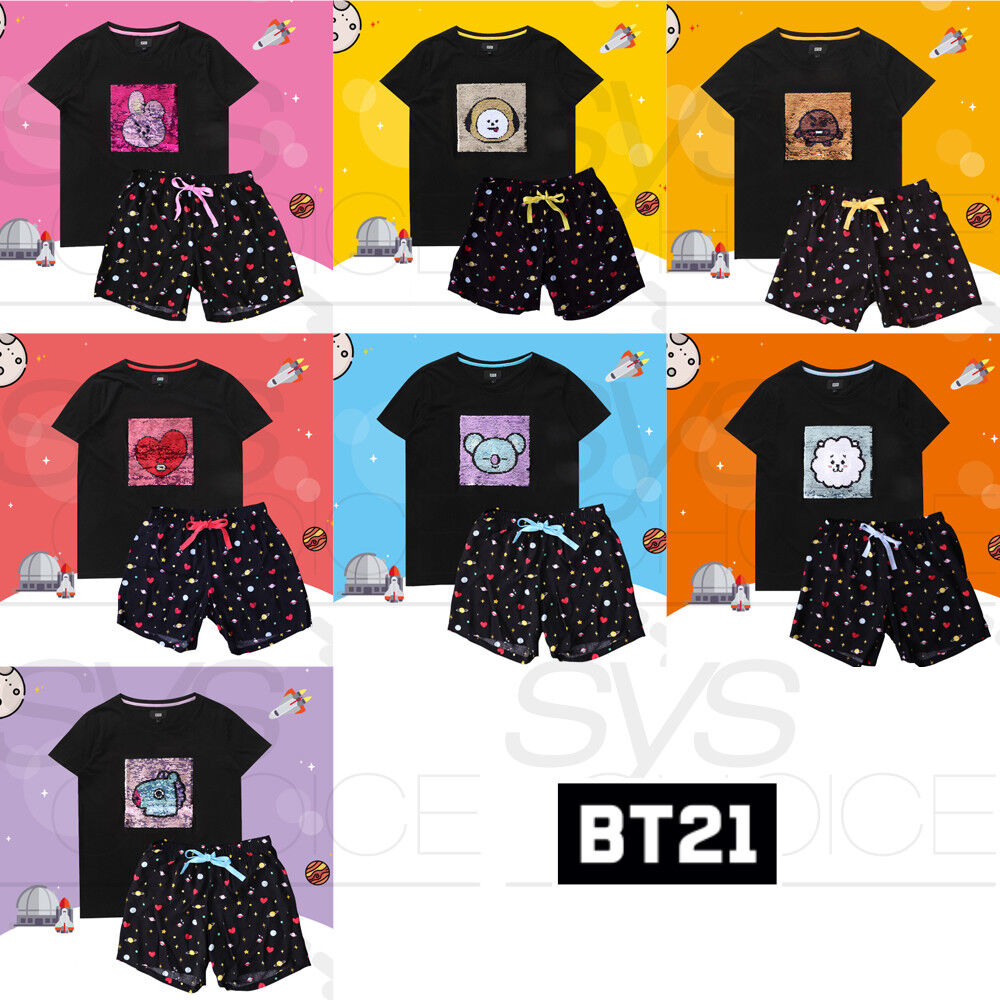 BTS BT21 Official Authentic Goods Spangle Pajamas