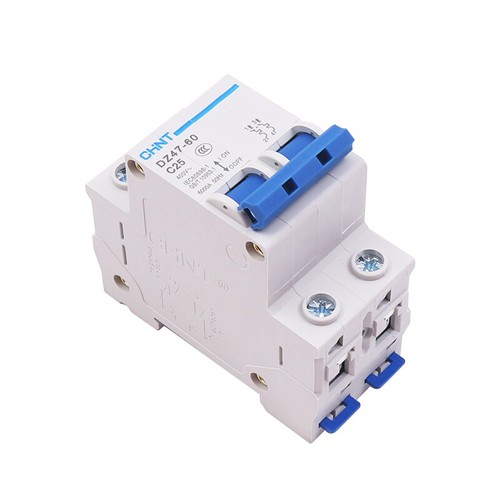 1/2/3/4-polige DZ47 Leistungsschalter Typ C MCB 6kA 1/2/3/4/6/10/16/20-63 Amp - Picture 9 of 12