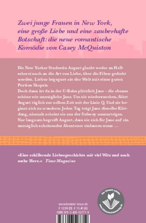 Thumbnail - Casey Mcquiston One Last Stop