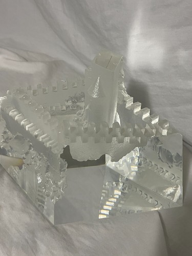Steuben Glass "Castle of Dreams" Sculpture 1986 David Dowler - Picture 5 of 9