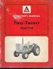 ALLI-CHALMERS TWO-TWENTY TRACTOR OPERATORS MANUAL