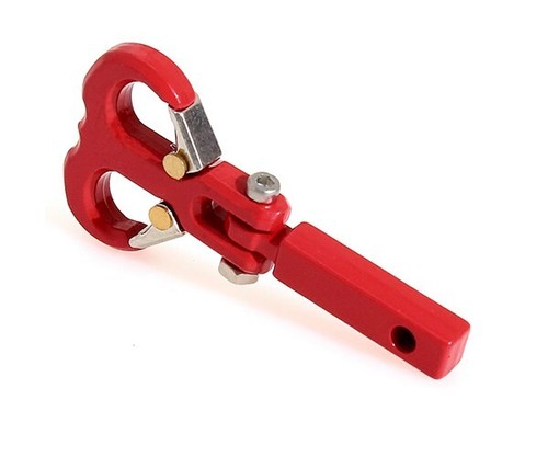 Metal Winch Rescue Tow Hook Hitch Receiver FOR 1/10 RC AXIAL SCX10 TRX-4 CRAWLER - Picture 4 of 14