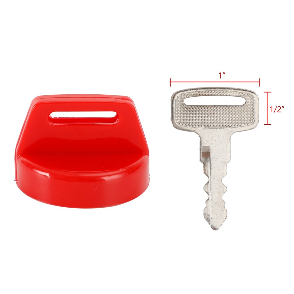 3 Coperture Rosse In Gomma Per Chiave Accensione Polaris – Sostituiscono 5431964 5433534, Con Portachiavi
