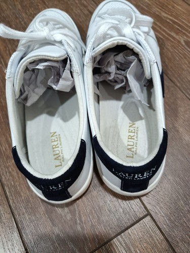 Ralph Lauren Jennefer Women's Sneakers/White Size 11 - Picture 9 of 11