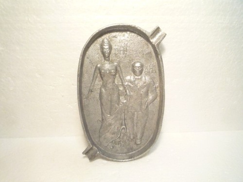 GREAT ANTIQUE ASHTRAY EROTIC ART 1930s