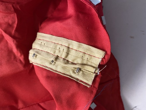 NEW SLEEVELESS Readymade Designer Sari SAREE Blouse MIRROR RED DORI 38" -USA - Picture 5 of 9