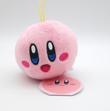 Kirby 3" mini round ball plush toy doll strap keychain