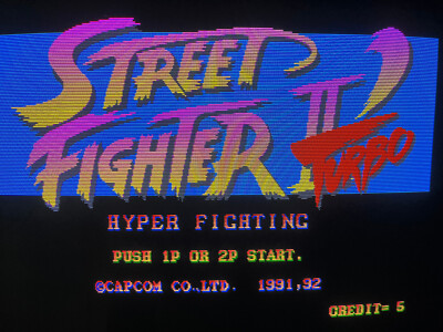 任天堂 - ju Street Fighter II' Turbo Hyper Fighting Capcom CPS1 Arcade