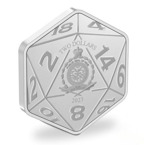 Larry Elmore SIGNED Advanced Dungeons & Dragons TSR AD&D 1 Oz Silver Coin Hasbro - Picture 6 of 6