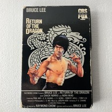 Bruce Lee Return Of The Dragon 1983 Betamax Not VHS Rare Drawer Case VG Cond.