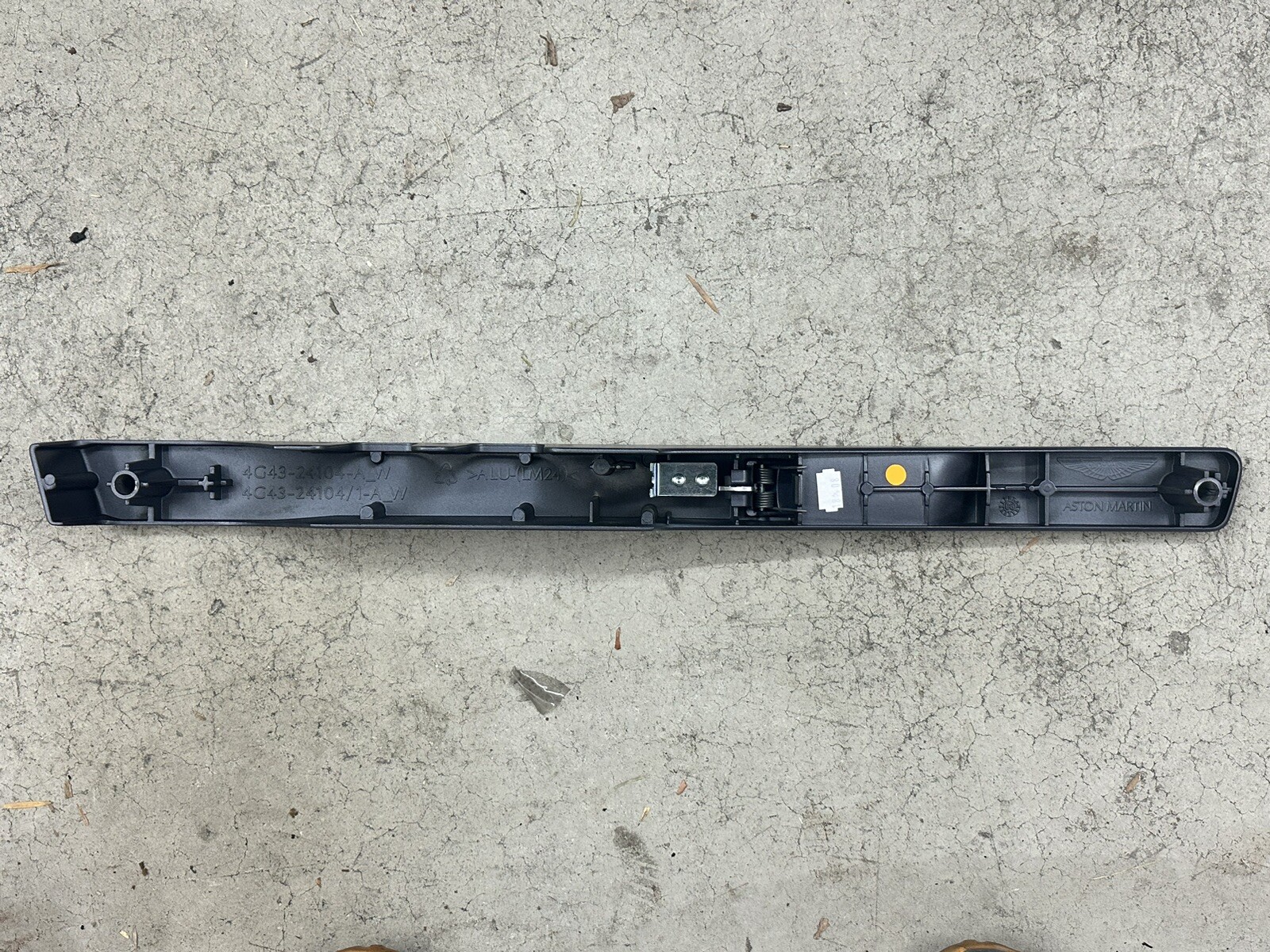 NEW Aston Martin OEM Inside Door Handle armrest - right - Anthracite finish