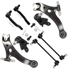 8pcs Front Lower Control Arm Sway Bar For 2013-2017 Toyota Avalon Camry
