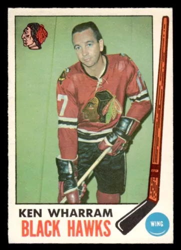 1969 OPC O-Pee-Chee Hockey #74 Ken Wharram EX