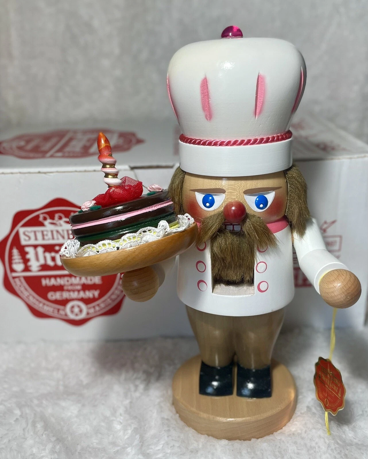 VTG Steinbach ‘Troll Confectioner’ S1517 #1162 Chef Cake Hearts In Original Box