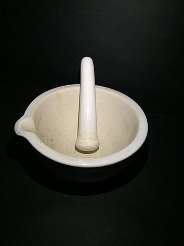 Mortero de porcelana - laboratorio de química de 150 mm, atención médica - Imagen 6 de 6