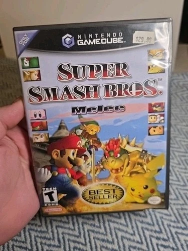 Super Smash Bros Melee Nintendo Gamecube  CIB Tested Clean