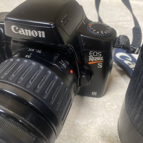 Canon EOS Rebel S II W Lens EF 75-300mm W Strap And Nikon Case - Picture 2 of 14